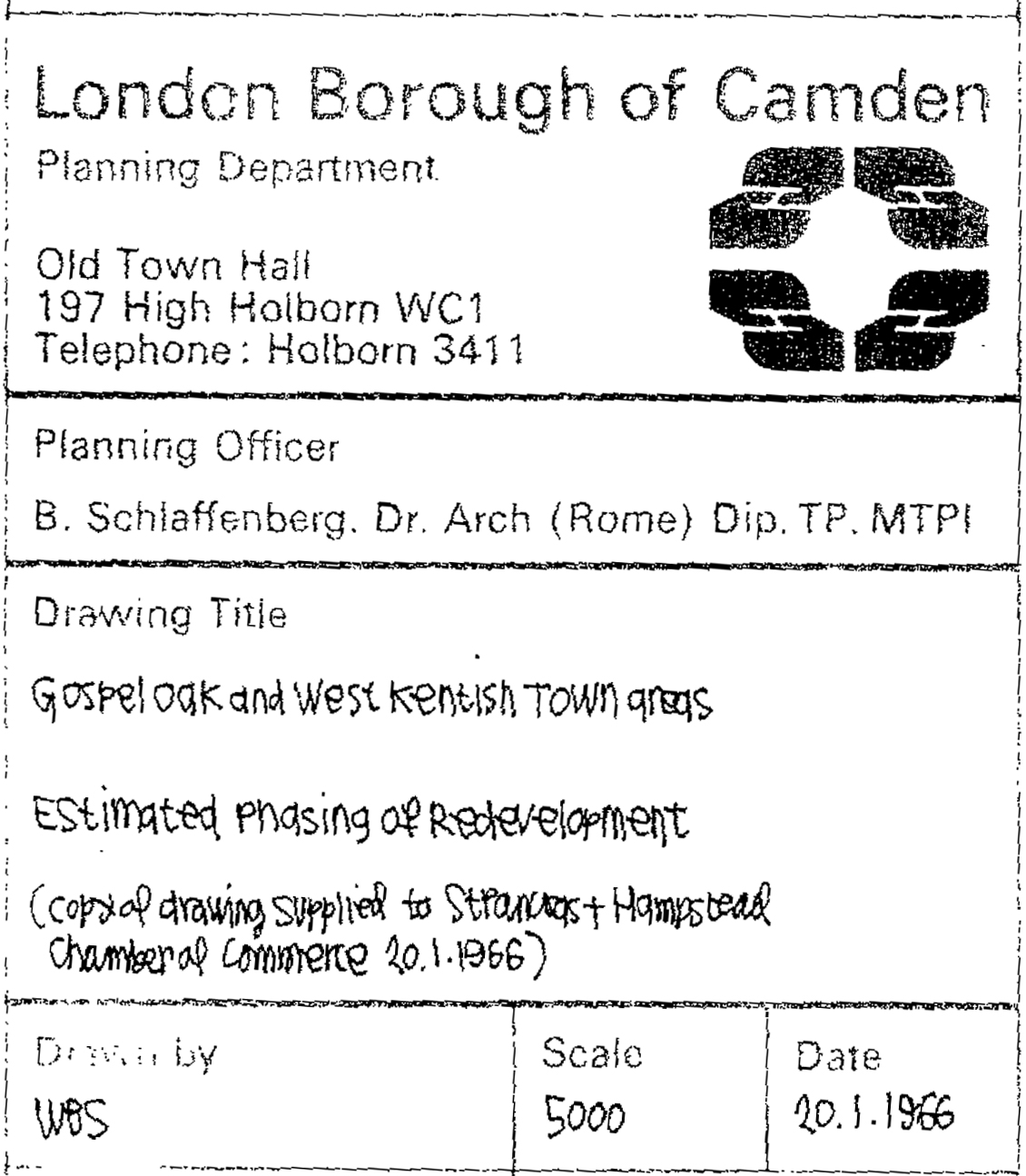 Proposed redevlopment titleblock